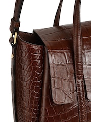 Radley Medium The Chancery Faux Croc Effect Flapover Grab Bag - Image 3 of 5