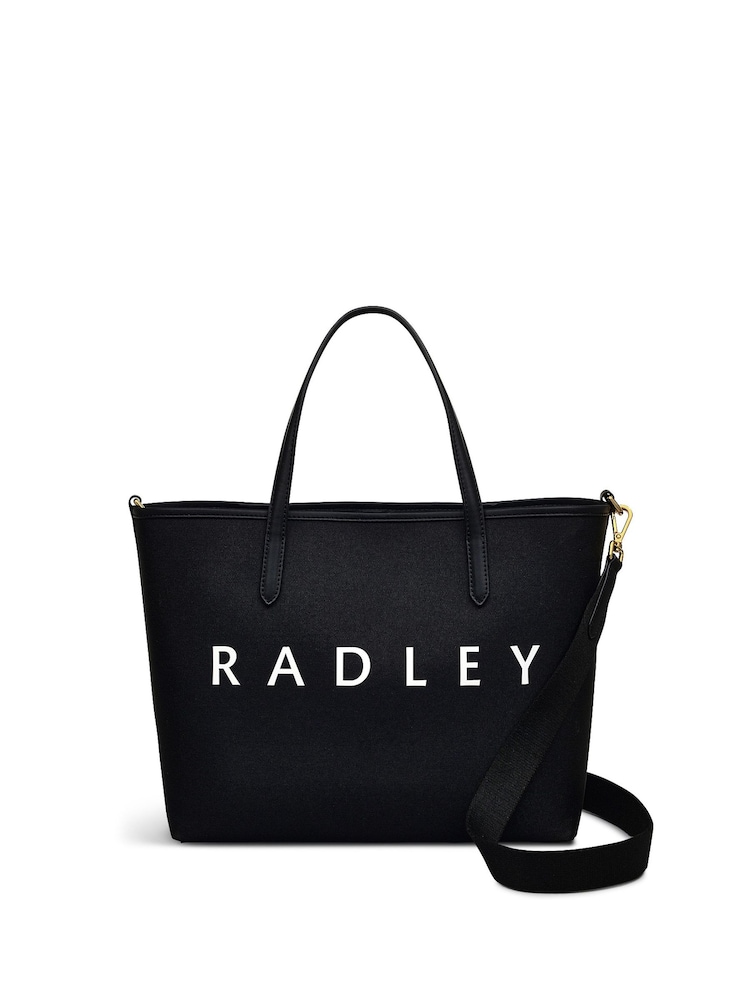 Radley London Medium Southwell Gardens Open-Top Grab Black Bag - Image 1 of 4