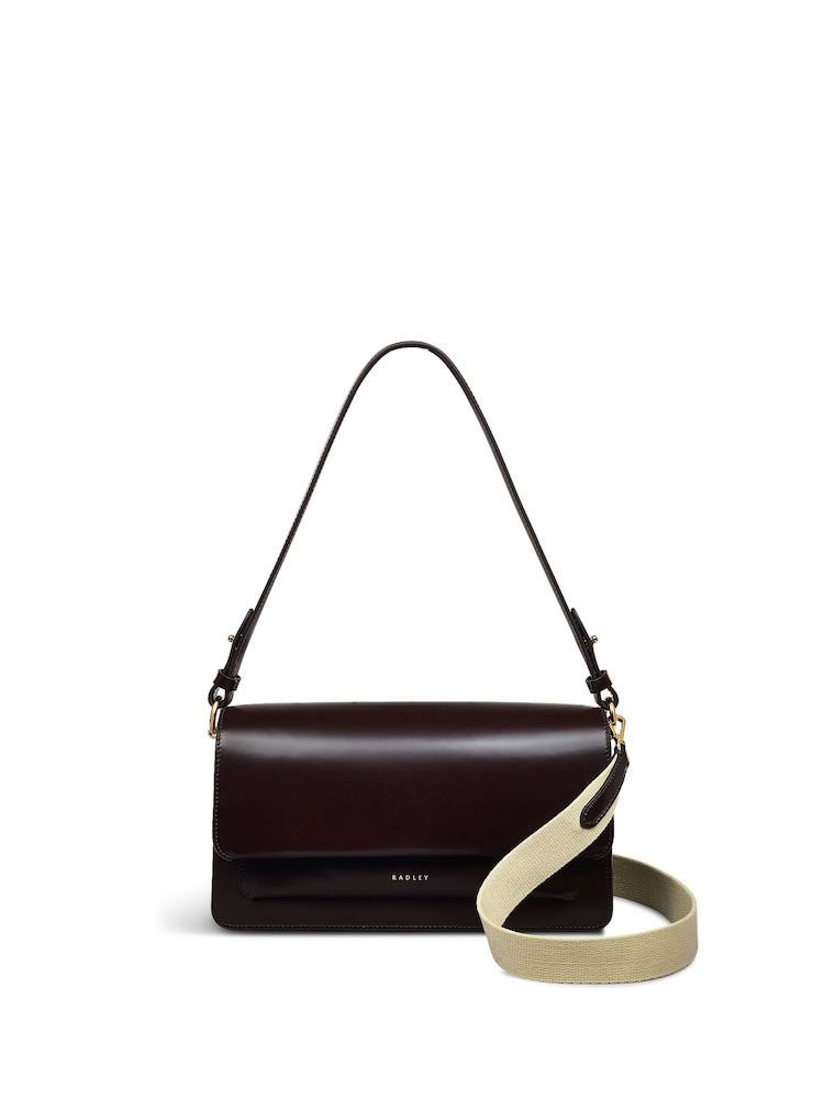 Radley London Leather Lane Medium Flapover Shoulder Bag - Image 1 of 5