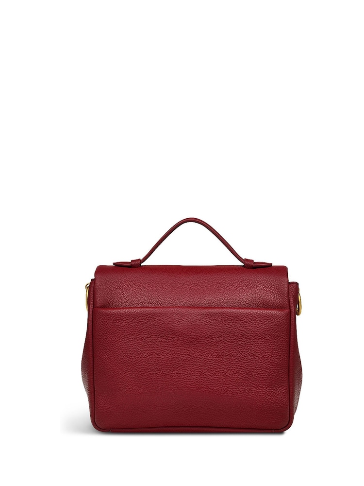 Radley Burgundy Small Westwell Lane Flapover Cross-Body Bag - Image 2 of 5