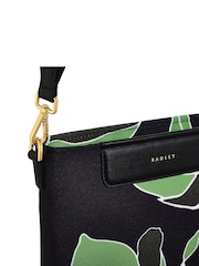 Radley London Southwell Gardens Floral Small Zip Top Cross-Body Black Bag - Image 4 of 5