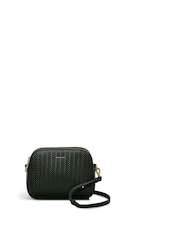 Radley London Medium Green Dukes Place Icon Weave Emboss Zip-Top Cross-Body Bag - Image 3 of 5