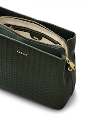 Radley Medium Dukes Place Icon Weave Emboss Compartment Cross-Body Bag - Image 3 of 5