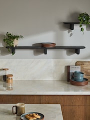 Black Large Chunky Display Shelf - Image 2 of 4