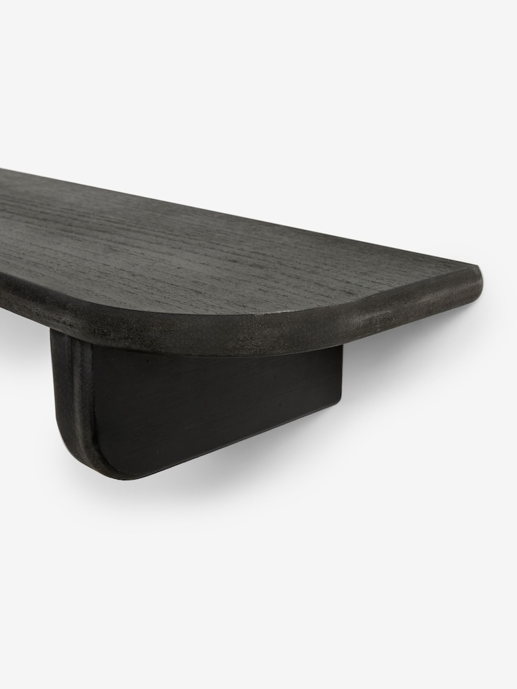 Black Large Chunky Display Shelf - Image 4 of 4