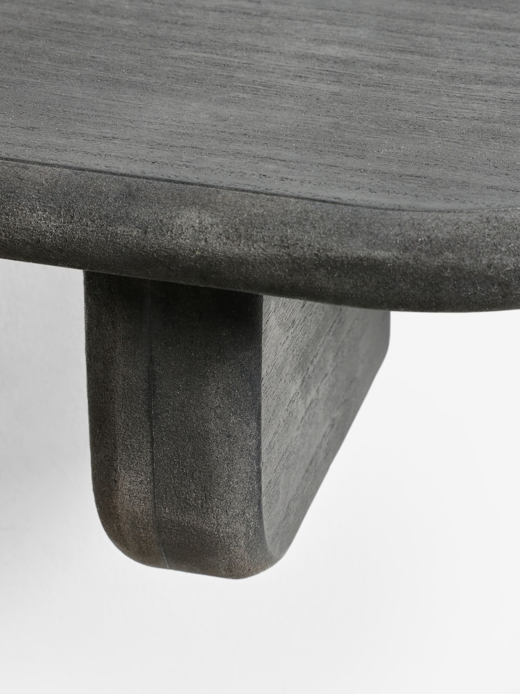 Black Small Chunky Display Shelf - Image 3 of 4