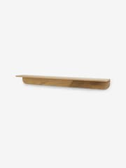 Natural Carved Wooden Wall Shelf - Image 4 of 8