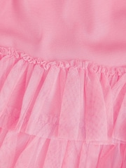 Monsoon Pink Alexandra Ruffle Swing Dress - Image 4 of 4