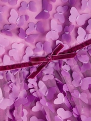 Monsoon Pink 3D Butterfly Dress - Image 3 of 3