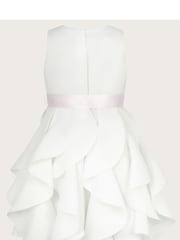 Monsoon Baby Scuba Sleeveless Cancan Ruffle Dress - Imagen 2 de 3