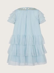 Monsoon Blue Baby Alexandra Ruffle Dress - Image 2 of 3