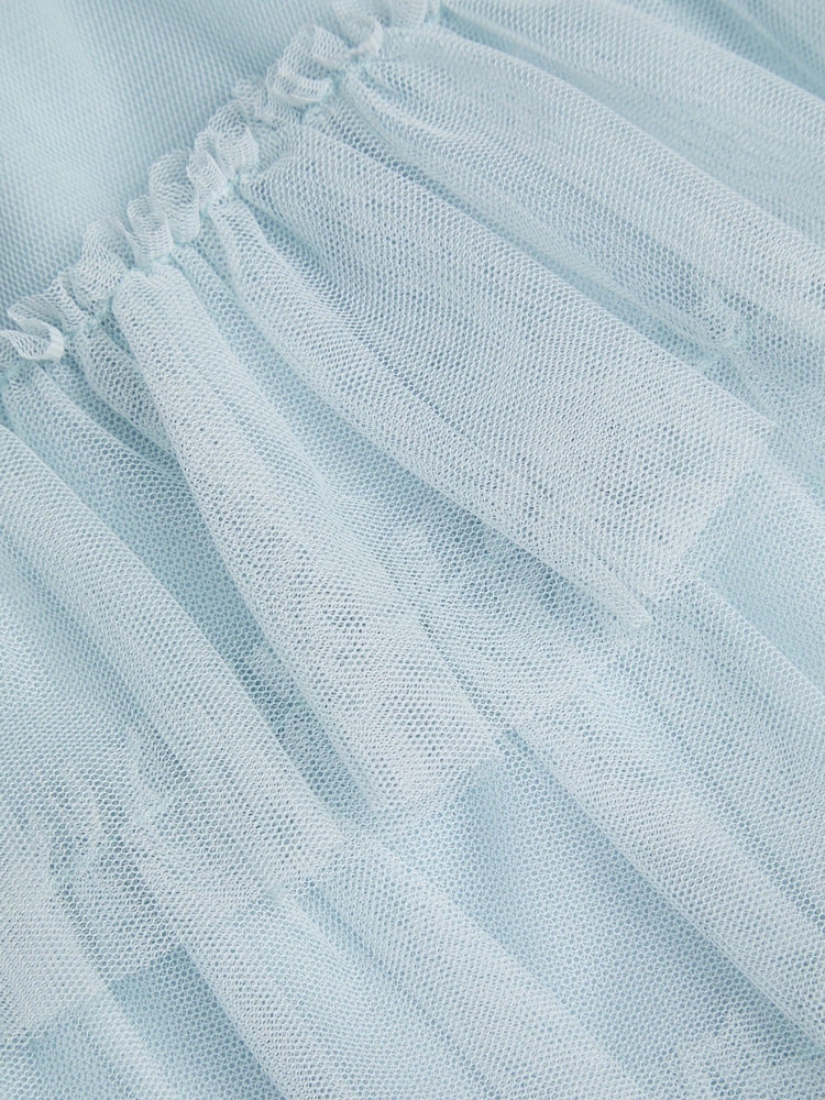 Monsoon Blue Baby Alexandra Ruffle Dress - Image 3 of 3