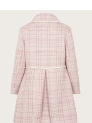 Monsoon Pink Tweed Collar Coat - Image 2 of 3