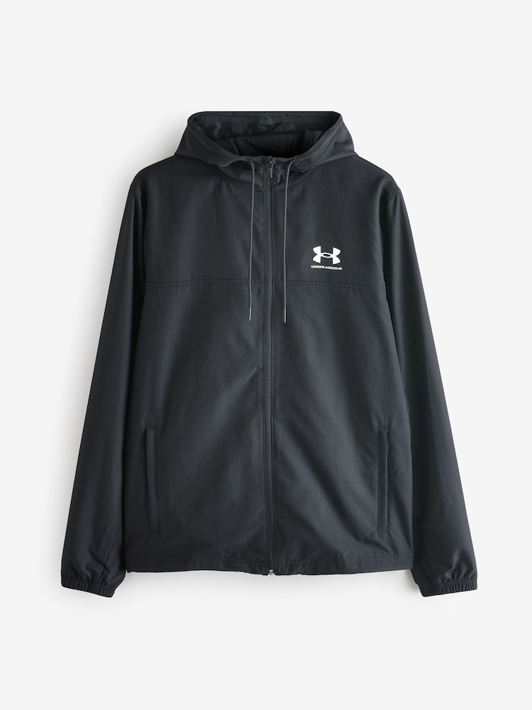 Under Armour Black Rival Windbreaker Jacket - Image 3 of 3