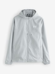 Under Armour Grey Rival Windbreaker Jacket - Image 3 of 3