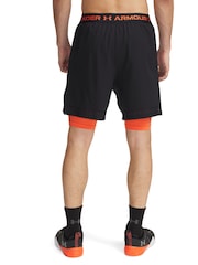 Under Armour Black Vanish Woven 2-in-1 Shorts - Image 2 of 4