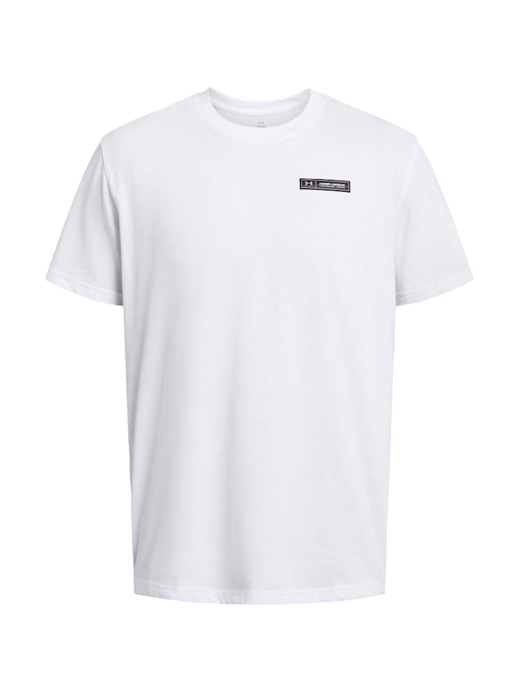 Under Armour White Heavy Weight Label T-Shirt - Image 4 of 5