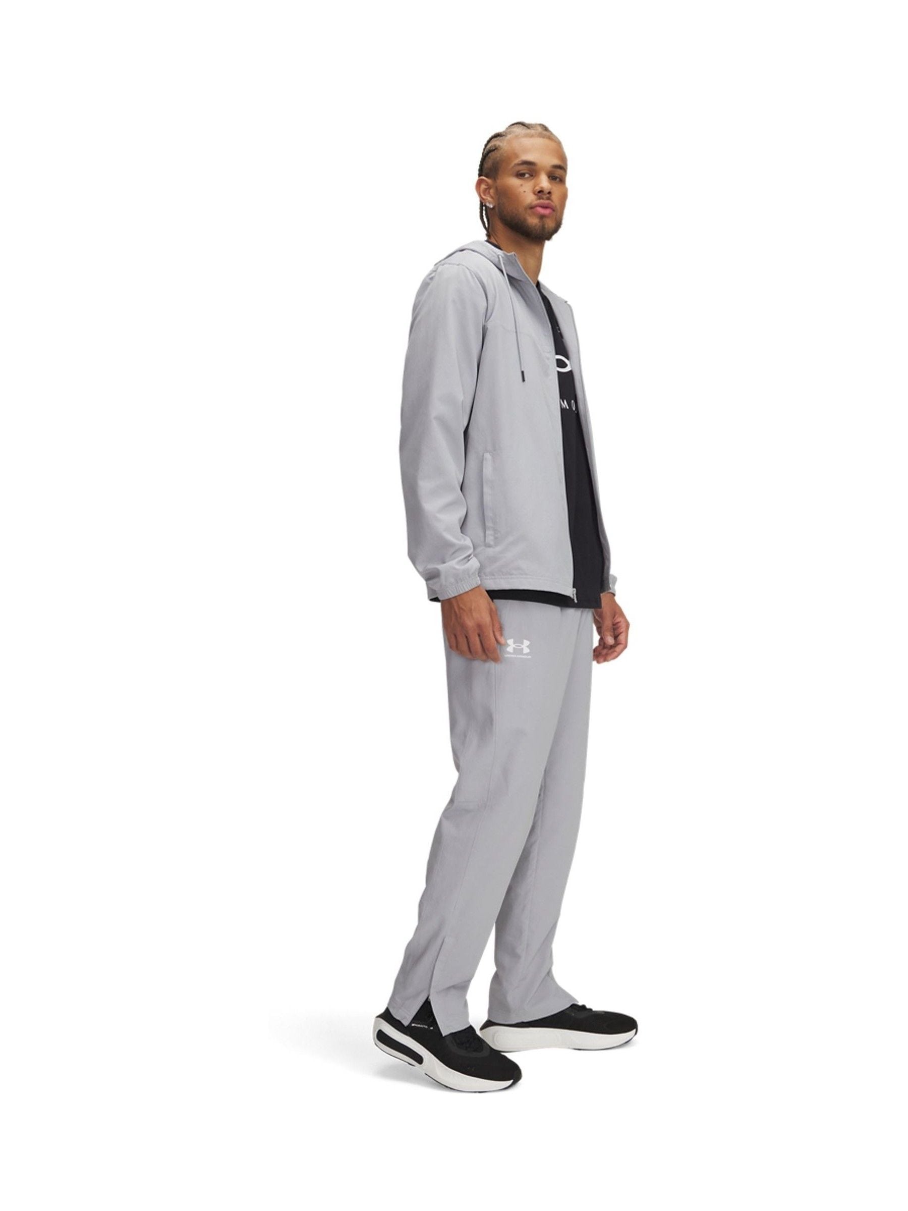 Buy Under Armour Grey Rival Woven Windbreaker Pant from Next USA