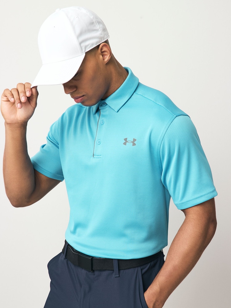 Синий - Футболка-поло Under Armour Golf Tech - Image 1 of 5