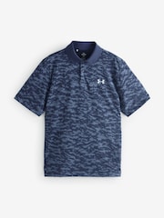 أزرق - قميص بولو مطبوع Matchplay من Under Armour - صورة 1 من 1