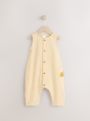 Yellow Stripe Baby Woven Romper (0mths-2yrs) - Image 5 of 10