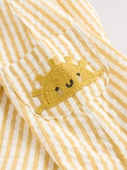 Yellow Stripe Baby Woven Romper (0mths-2yrs) - Image 8 of 10