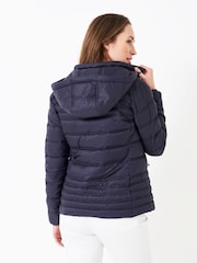 Crew Clothing Company Blue Lightweight Padded Jacket - Image 4 of 7