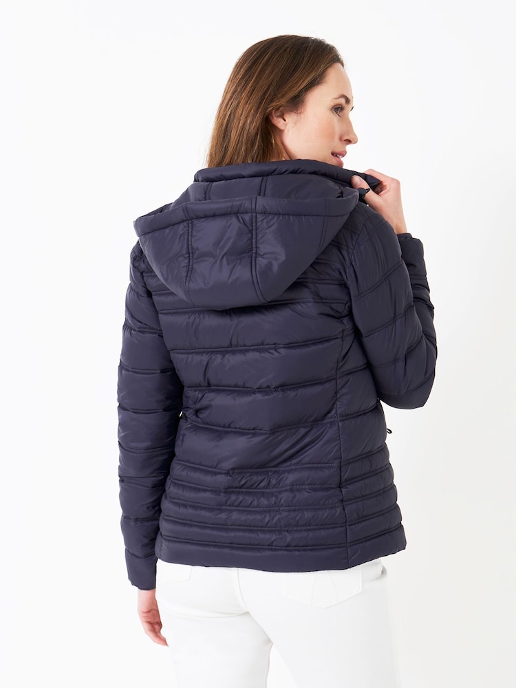 Crew Clothing Company Blue Lightweight Padded Jacket - Image 4 of 7