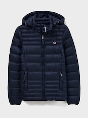 Crew Clothing Company Blue Lightweight Padded Jacket - Image 7 of 7