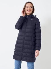 Crew Clothing Blue Lightweight Padded Coat - Image 1 of 5