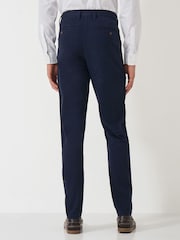 Crew Clothing Company Blue Light Slim Chinos Trousers - Image 2 of 5