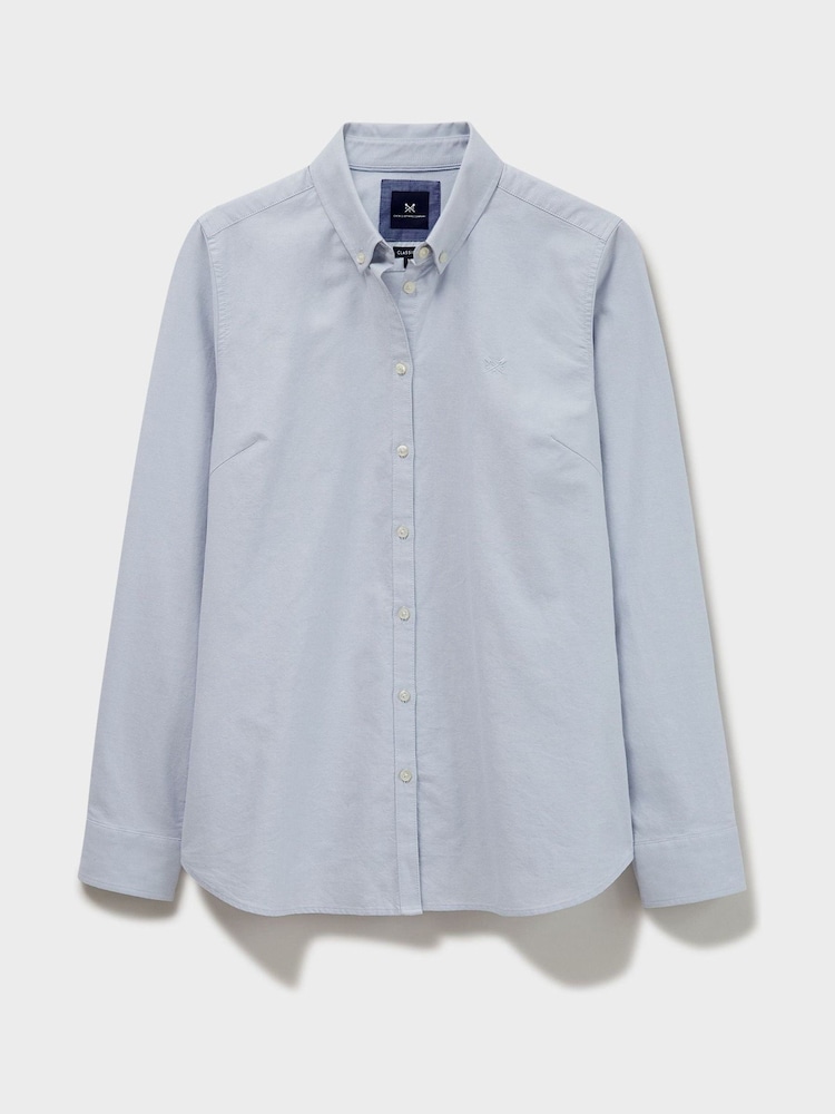 Crew Clothing Blue Bracken Oxford Shirt - Image 5 of 5