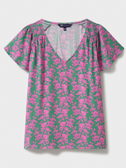 Grün - Crew Clothing Tia Frill Top - Bild 5 von 5