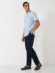 Синий - Прямые брюки чинос Crew Clothing - Image 1 of 5
