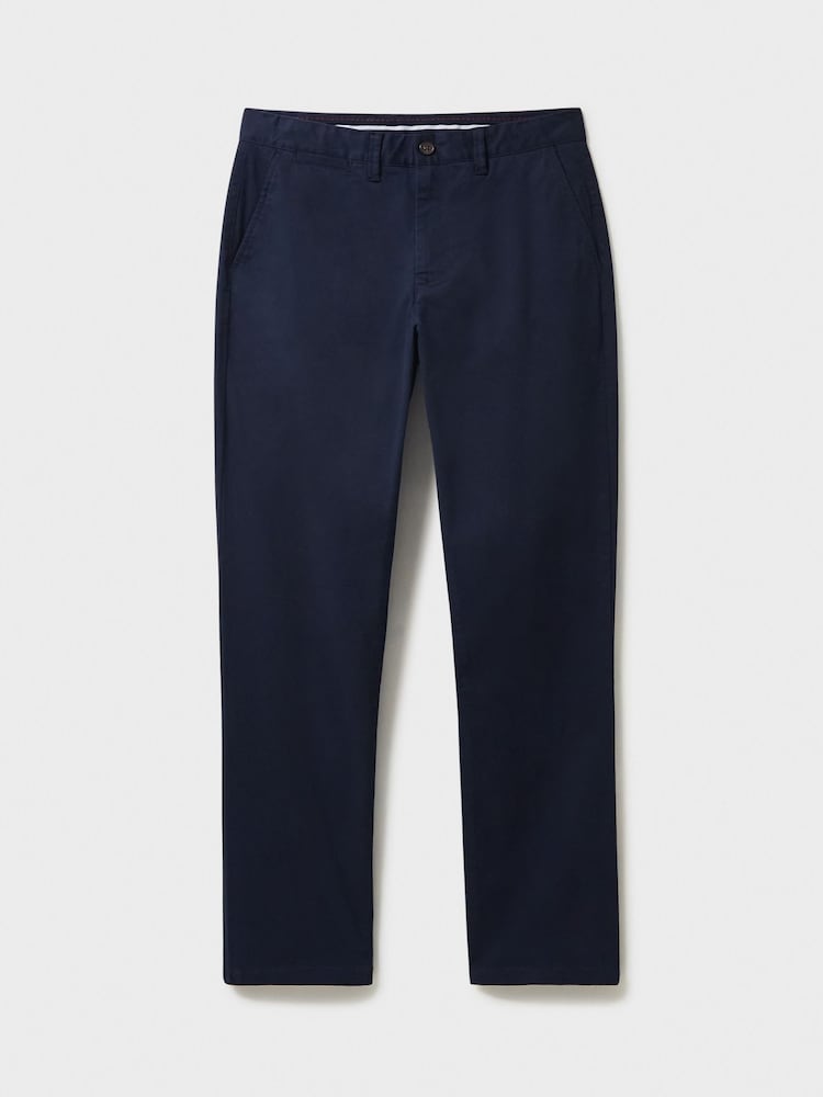 Синий - Прямые брюки чинос Crew Clothing - Image 5 of 5
