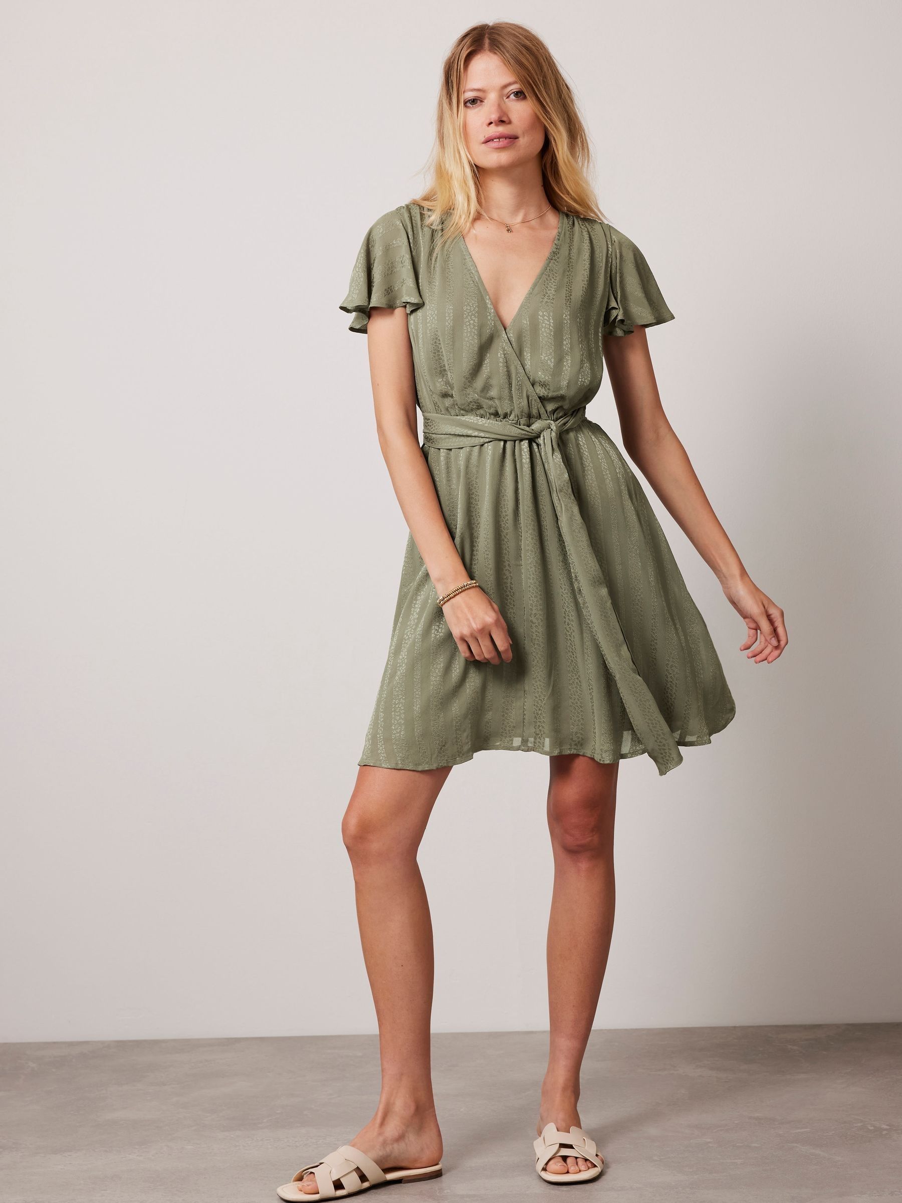 Mint velvet wrap dress on sale