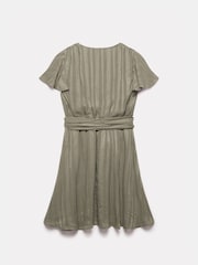 Mint Velvet Green Dark Wrap Mini Dress - Image 6 of 7