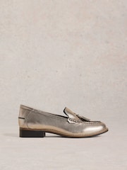 White Stuff Metallic Elba Loafers - Image 1 of 4