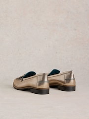 White Stuff Metallic Elba Loafers - Image 3 of 4