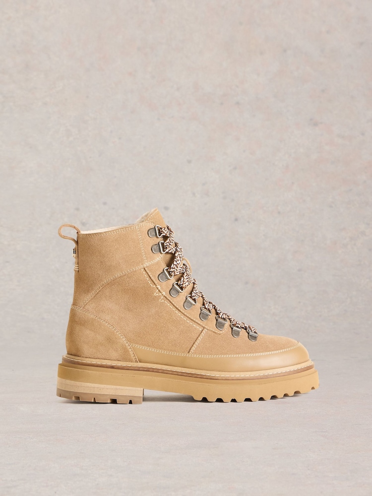 White Stuff Natural Olive Hiker Boots - Image 1 of 4
