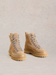 White Stuff Natural Olive Hiker Boots - Image 2 of 4