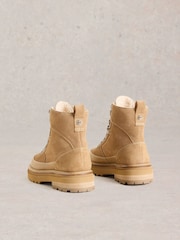 White Stuff Natural Olive Hiker Boots - Image 3 of 4