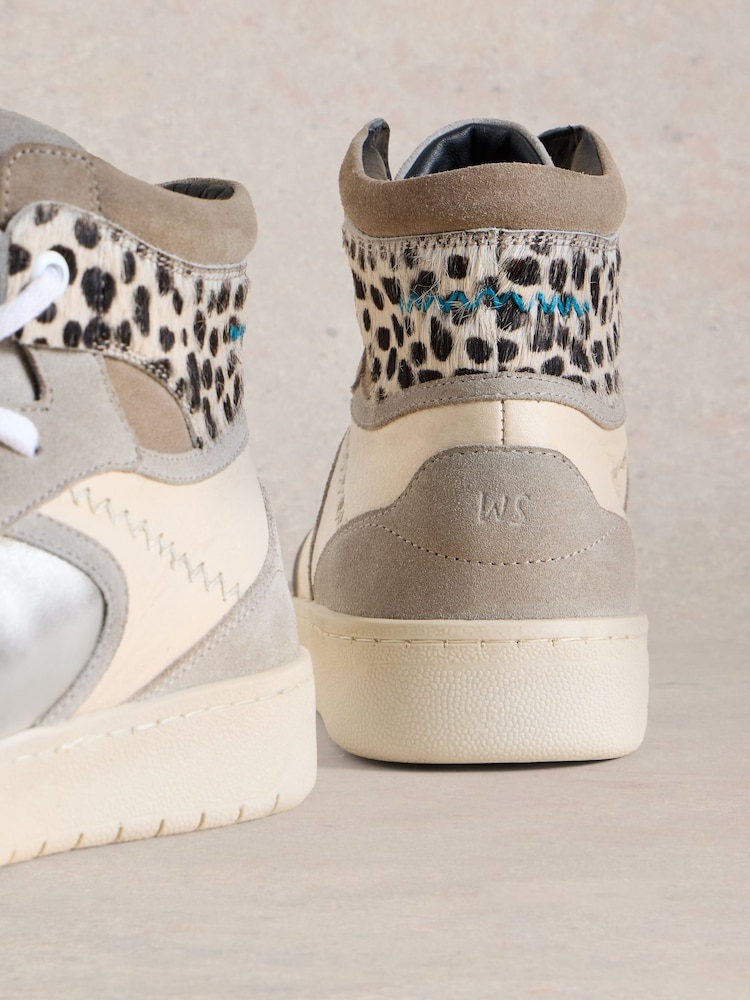 White Stuff Natural Heidi Hi-Top Trainers - Image 4 of 4 White Stuff Natural Heidi Hi-Top Trainers - Image 4 of 4
