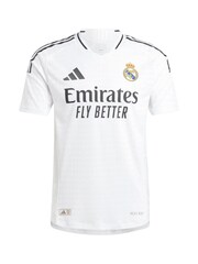 adidas White Real Madrid Home Authentic Shirt 2024-25 - Image 3 of 3