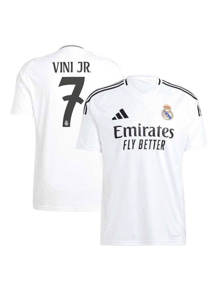 adidas White Real Madrid Home Shirt 2024-25 - Image 1 of 3