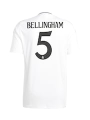 adidas White Real Madrid Home Shirt 2024-25 - Image 3 of 3