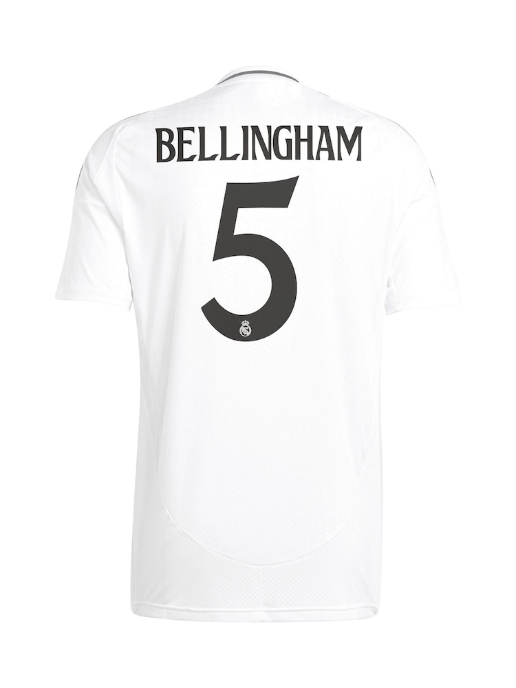 adidas White Real Madrid Home Shirt 2024-25 - Image 3 of 3