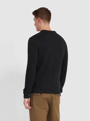Farah Birchall Crew Neck Black Sweater - Image 3 of 5
