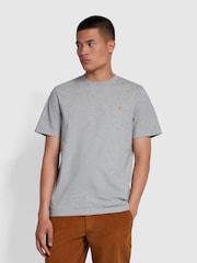 Farah Grey Danny Short Sleeve T-Shirt - Image 1 of 5