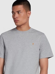 Farah Grey Danny Short Sleeve T-Shirt - Image 4 of 5